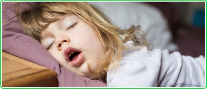 child snoring